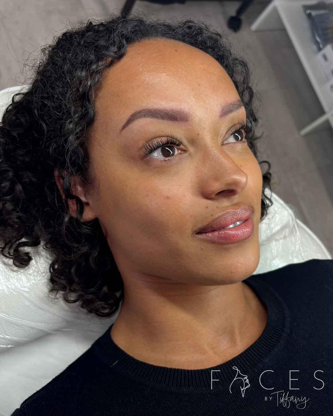 Ombre / powder brows and lip blush permanent makeup, Faces by Tiffany Exeter